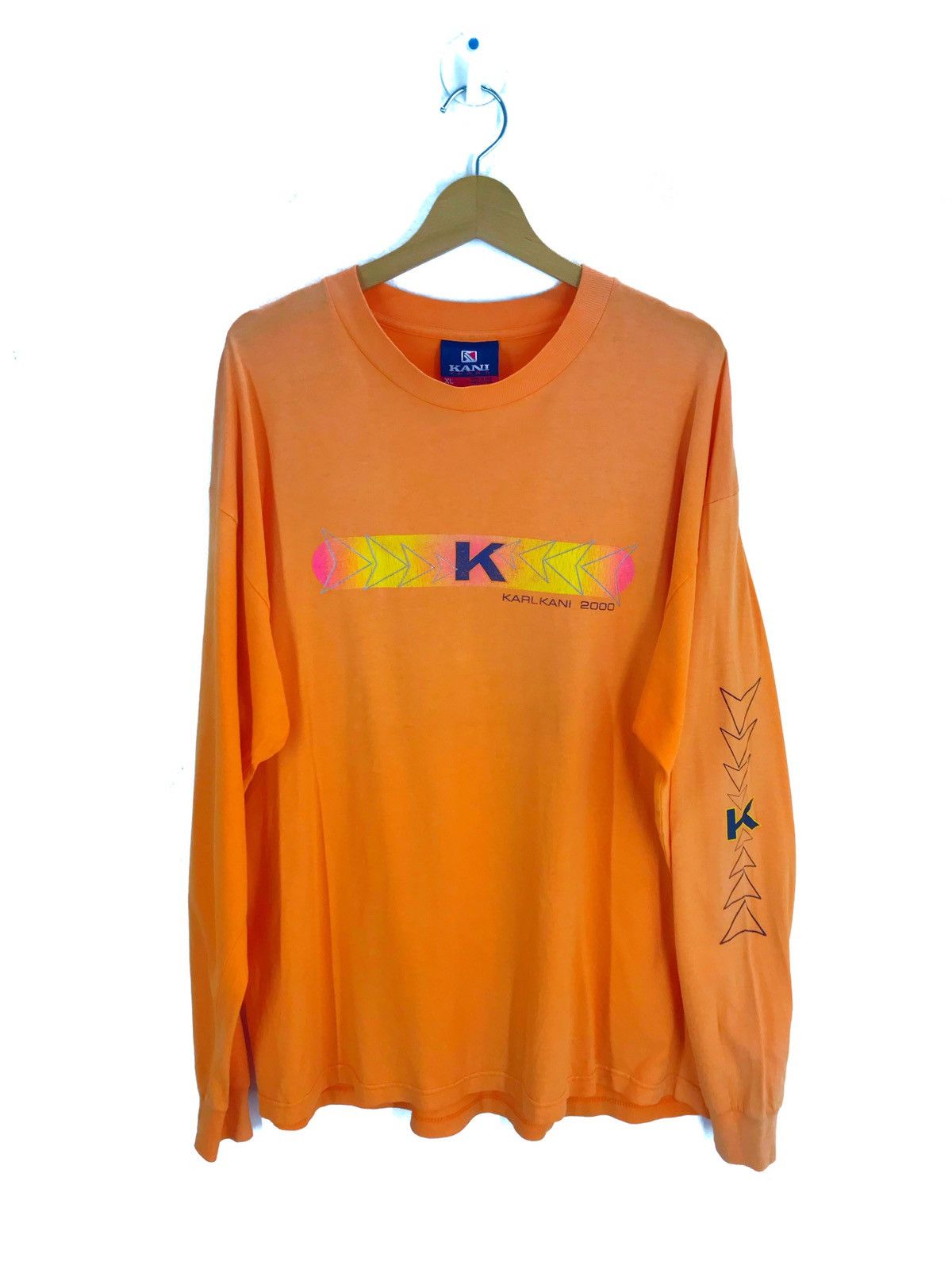 Karl Kani Vintage KARL KANI 2000 Big logo Longsleeve Shirt Size US L / EU 52-54 / 3 - 1 Thumbnail