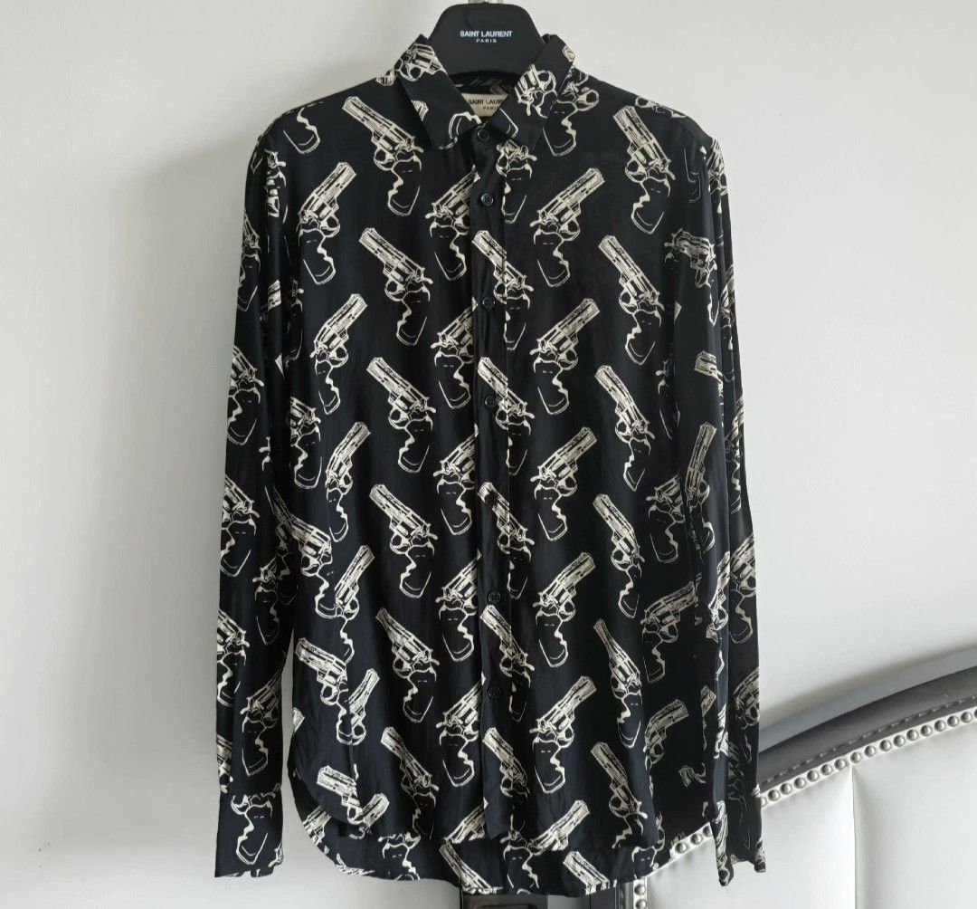 Saint Laurent Paris Saint Laurent 14ss revolver shirt Size US S / EU 44-46 / 1 - 1 Thumbnail