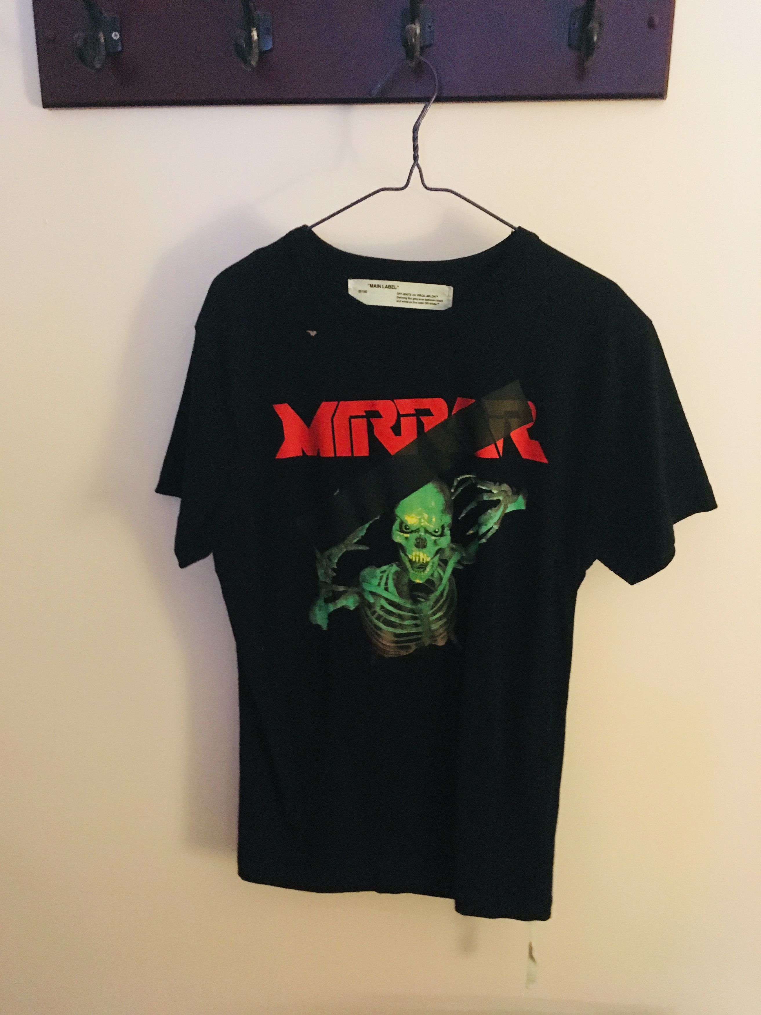 Off White Off White Skull Mirror Tee Grailed