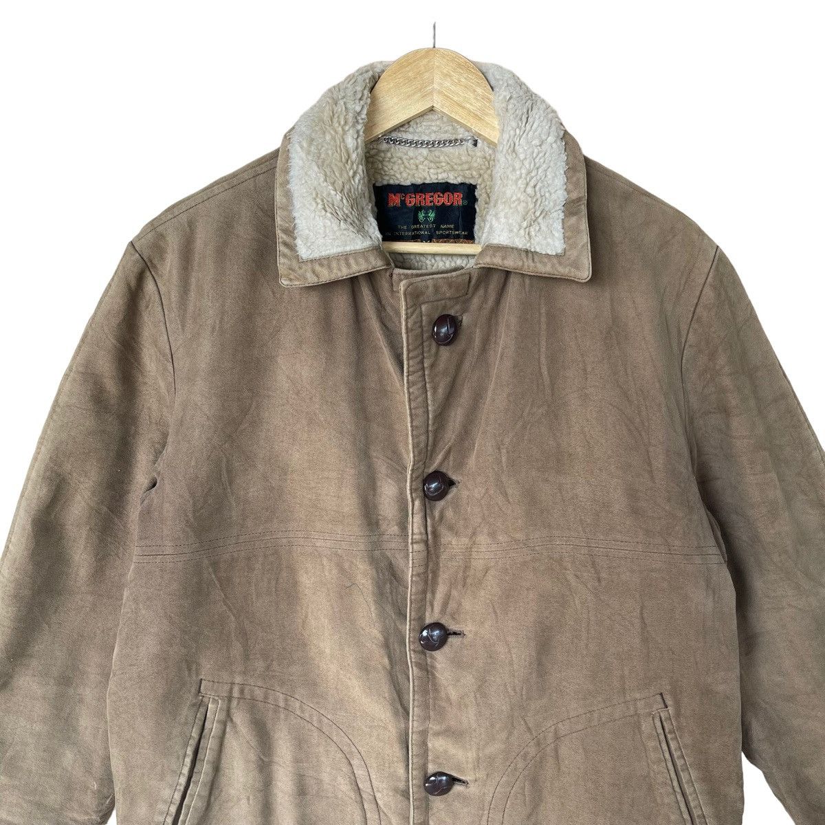 Japanese Brand × McGregor McGregor Shearling Chore Jacket Size US M / EU 48-50 / 2 - 2 Thumbnail