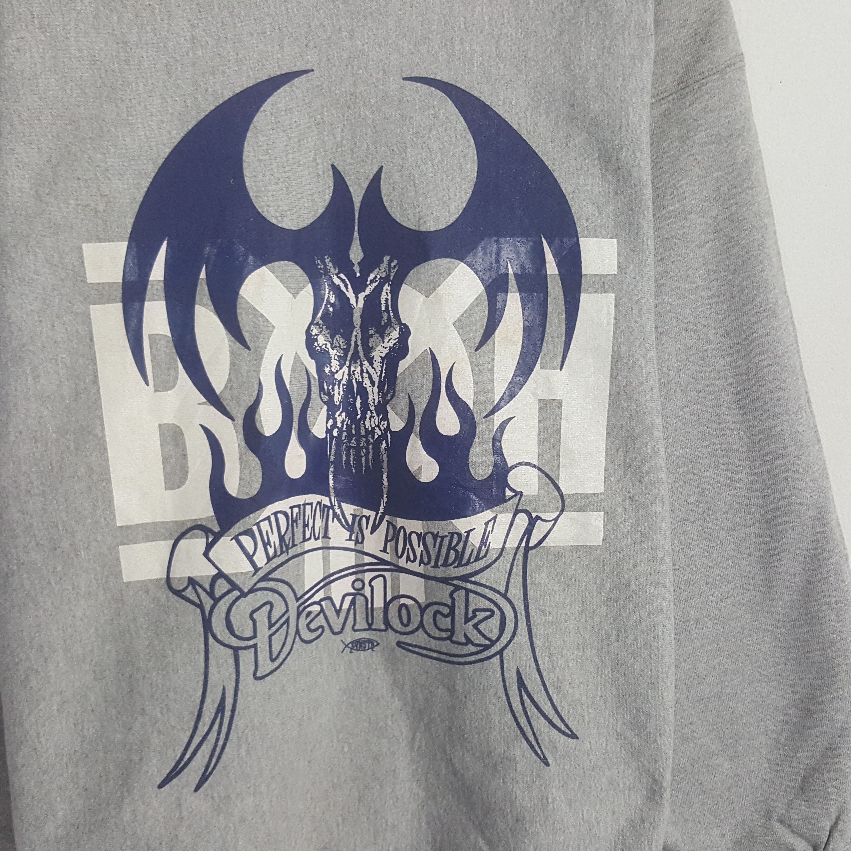 Vintage DEVILOCK Perfect Is Possible Sweatshirt