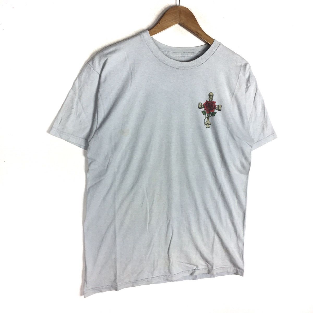 Powell Peralta 2015 POWELL PERALTA SKULL CROSS ROSE SKATE T-SHIRT Size US M / EU 48-50 / 2 - 3 Thumbnail