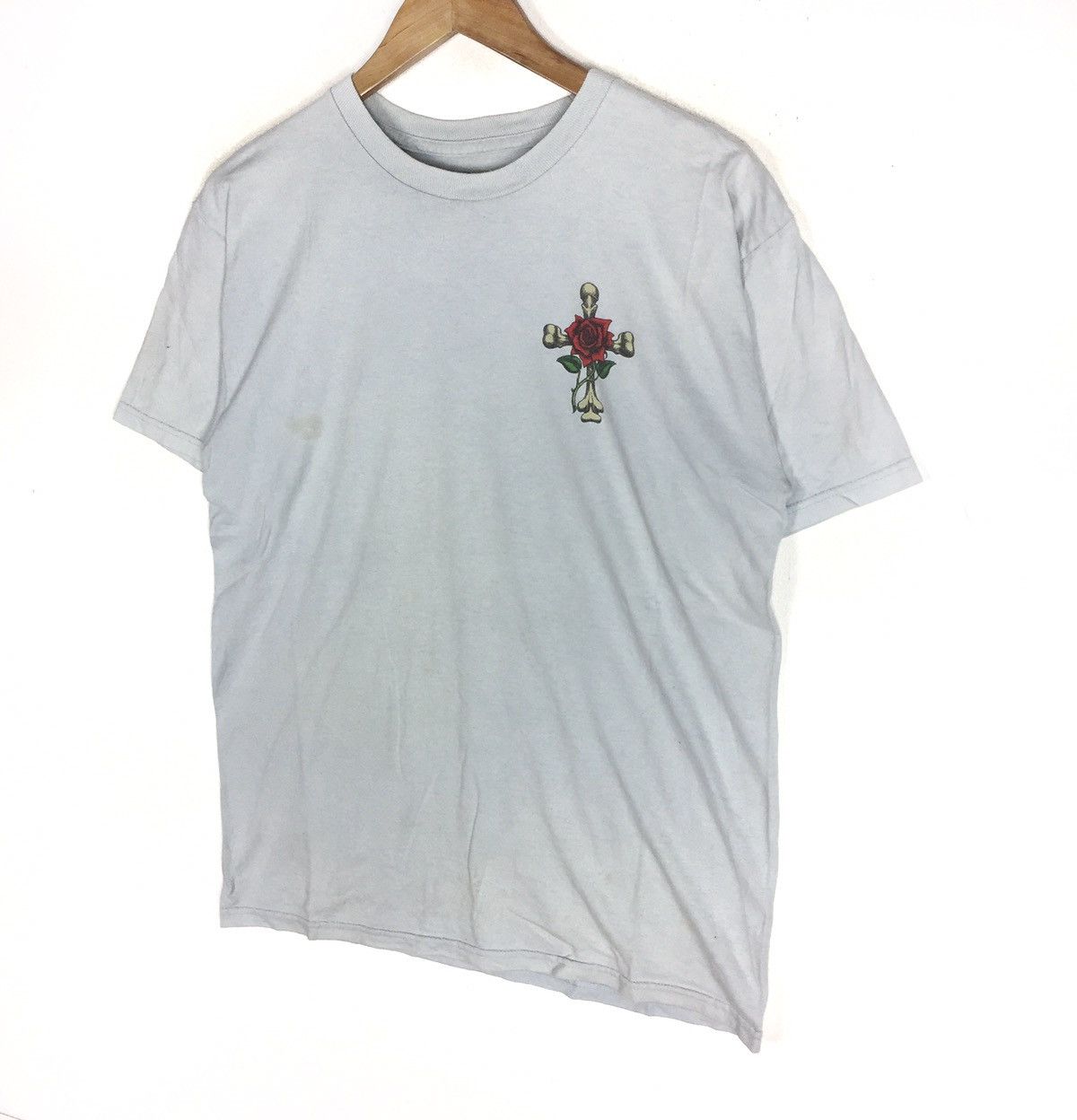 Powell Peralta 2015 POWELL PERALTA SKULL CROSS ROSE SKATE T-SHIRT Size US M / EU 48-50 / 2 - 2 Thumbnail