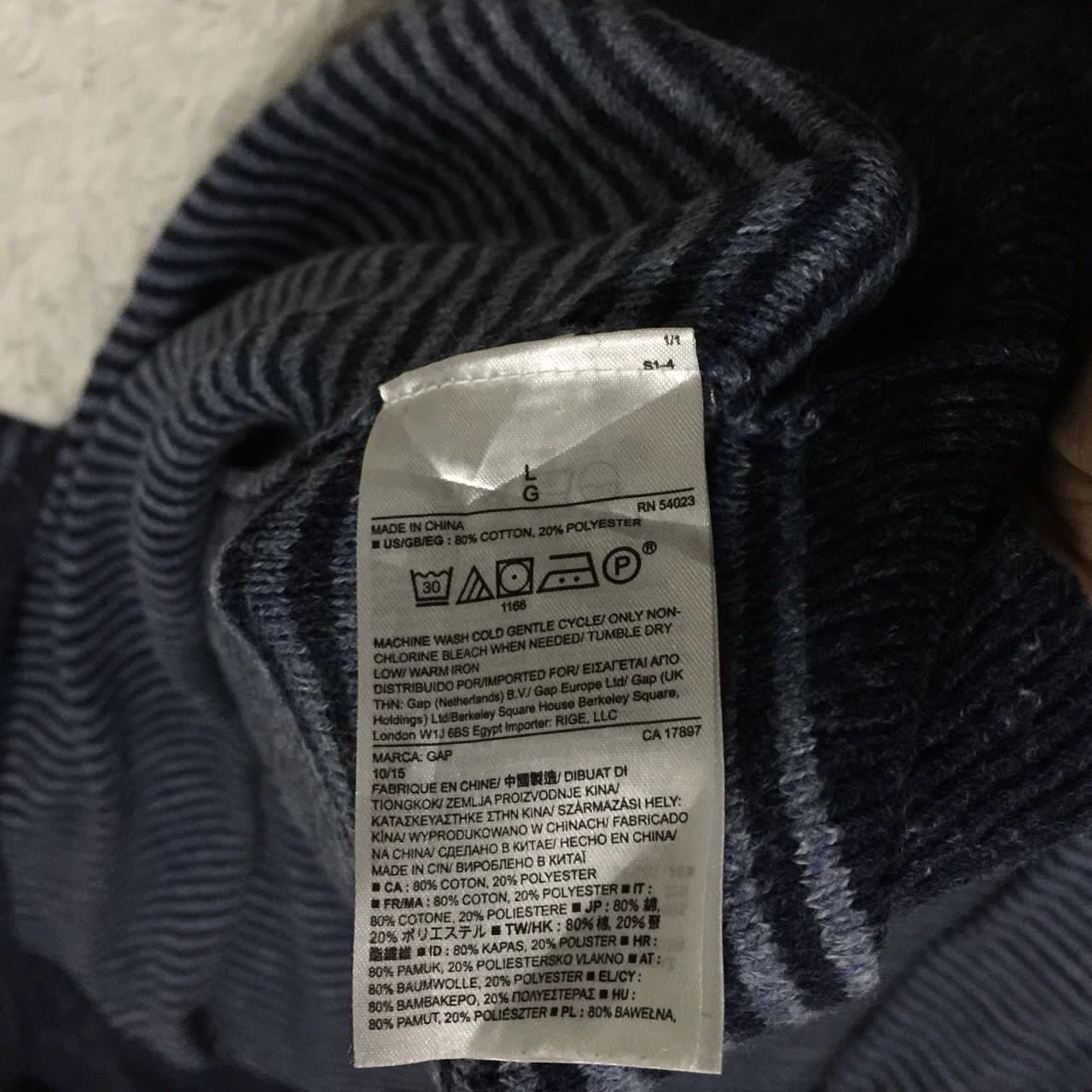 Gap Gap Zipper Hoodie Size US L / EU 52-54 / 3 - 8 Thumbnail