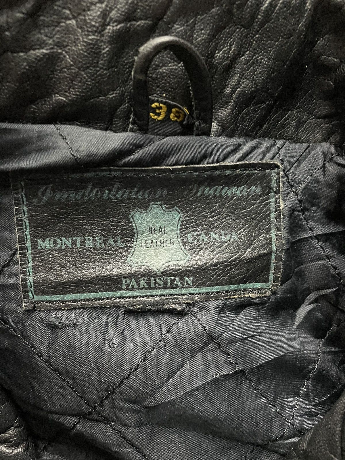 Vintage Vest Leather Jacket Size US L / EU 52-54 / 3 - 6 Thumbnail