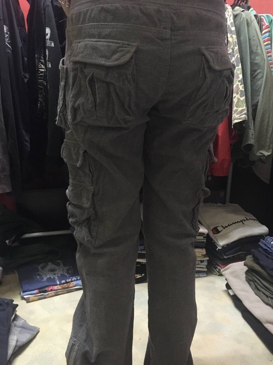 Japanese Brand Cargo Multipocket Tactical Style Denim Pants Size US 30 / EU 46 - 6 Thumbnail