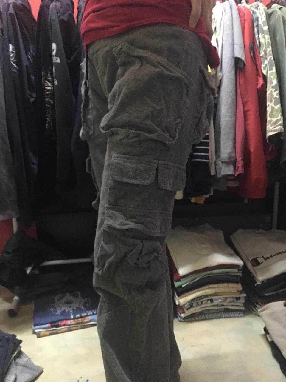 Japanese Brand Cargo Multipocket Tactical Style Denim Pants Size US 30 / EU 46 - 5 Thumbnail