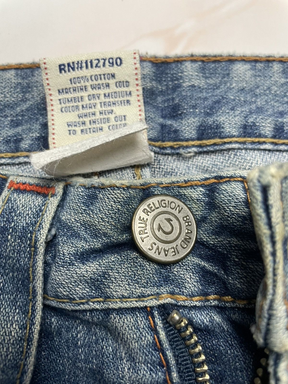 Beauty Beast × True Religion × Vintage True Religion Bowl cut leg Jeans Size 26" / US 2 / IT 38 - 8 Thumbnail