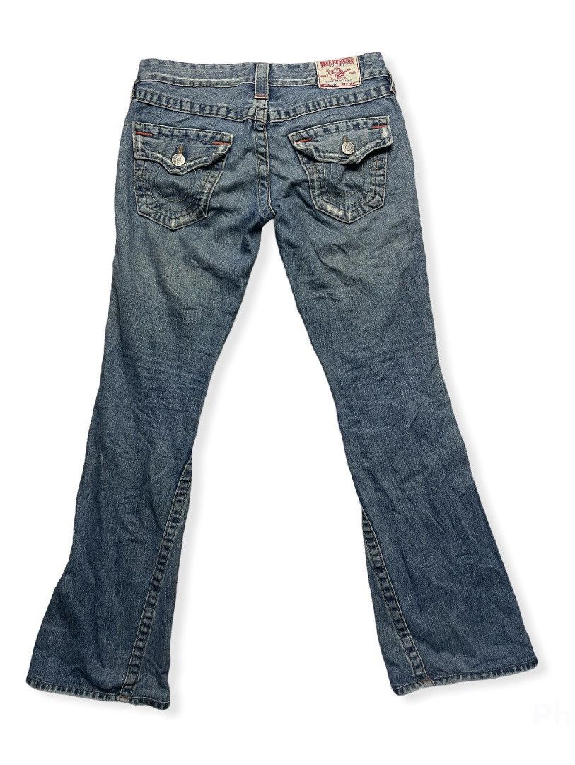 Beauty Beast × True Religion × Vintage True Religion Bowl cut leg Jeans Size 26" / US 2 / IT 38 - 2 Thumbnail