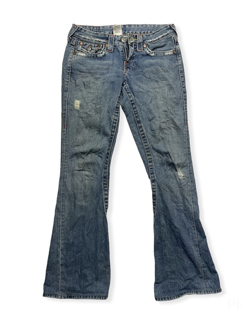 Beauty Beast × True Religion × Vintage True Religion Bowl cut leg Jeans Size 26" / US 2 / IT 38 - 1 Thumbnail