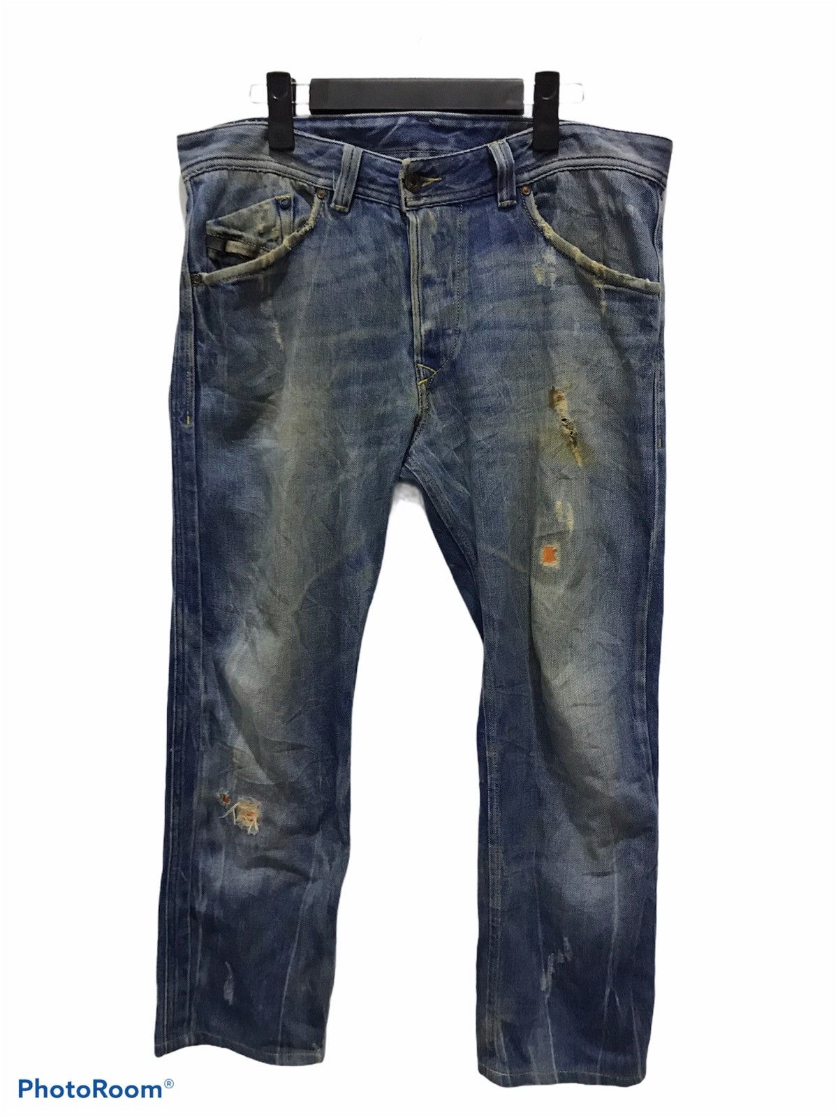 Diesel Diesel Darron Distressed denim MADE IN ITALY Size US 34 / EU 50 - 1 Thumbnail