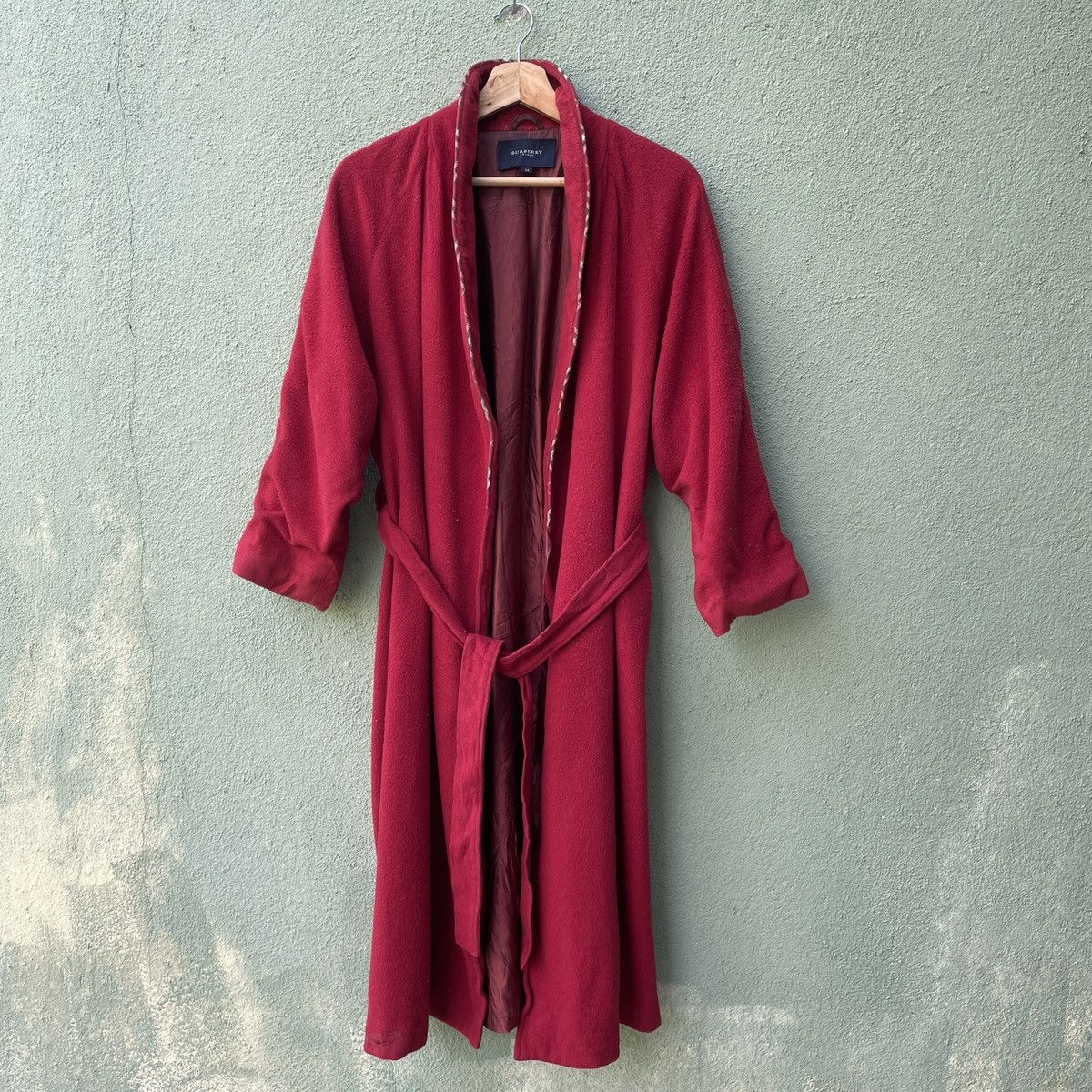 Burberry Vintage🔥 BURBERRY London Red Bathrobe Size US XL / EU 56 / 4 - 1 Thumbnail