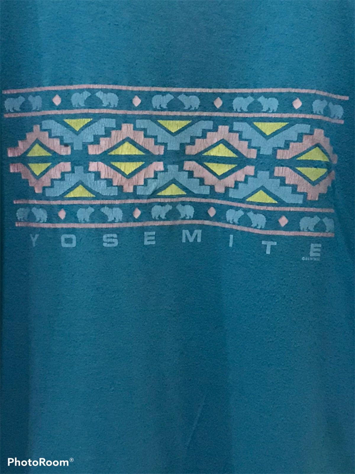 Jerzees Vtg YOSEMITE NATIONAL PARK Single stitch tee Size US M / EU 48-50 / 2 - 2 Thumbnail