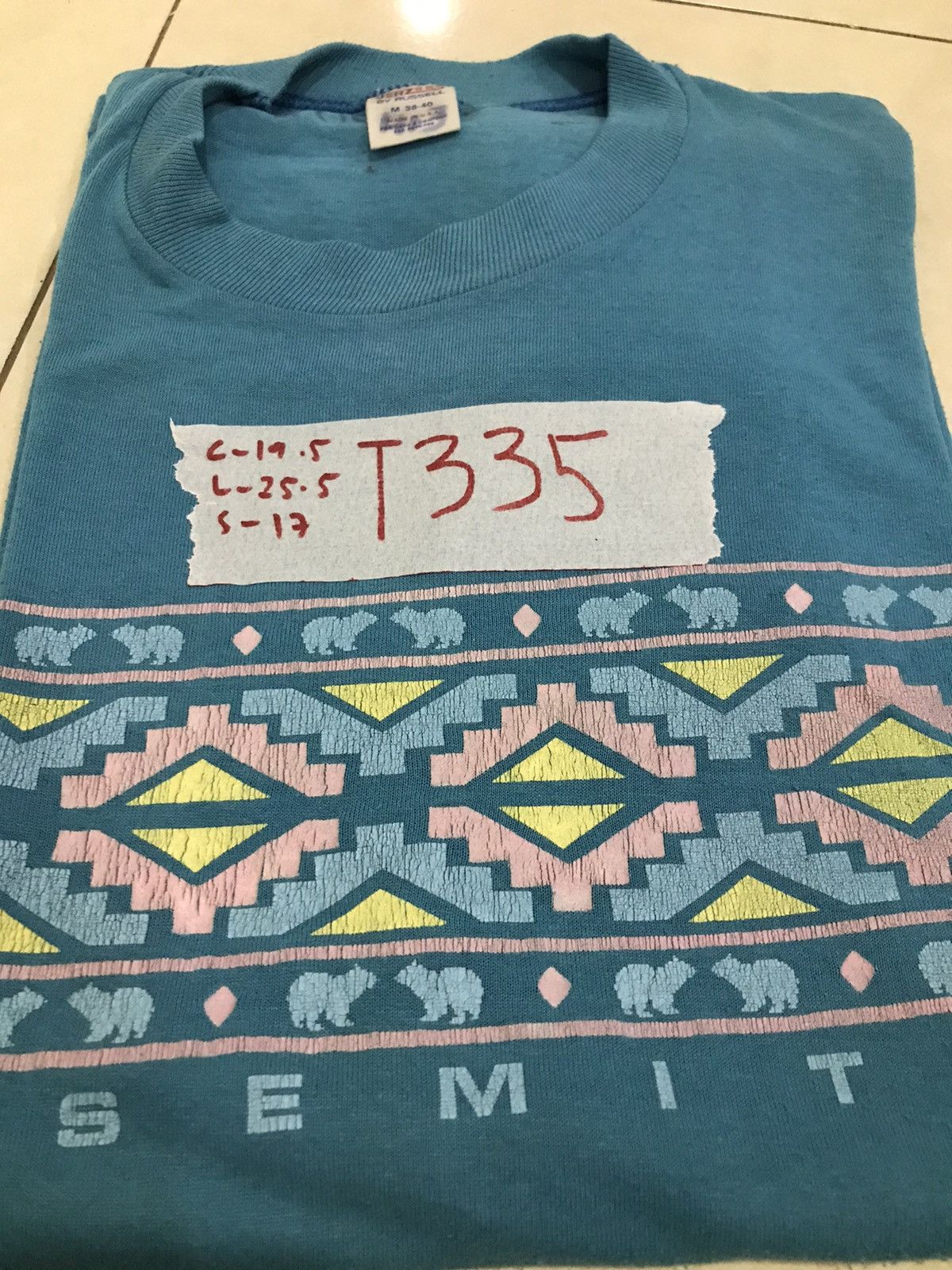 Jerzees Vtg YOSEMITE NATIONAL PARK Single stitch tee Size US M / EU 48-50 / 2 - 15 Thumbnail