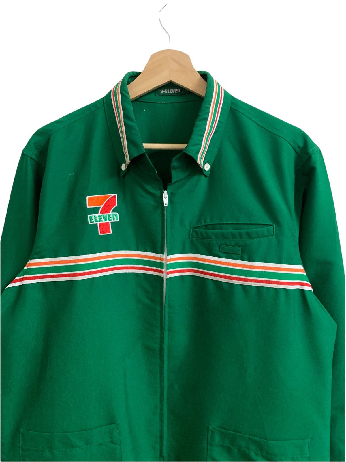 Uniform Wares 7 Eleven Workers Zipper Uniform Size US L / EU 52-54 / 3 - 2 Thumbnail