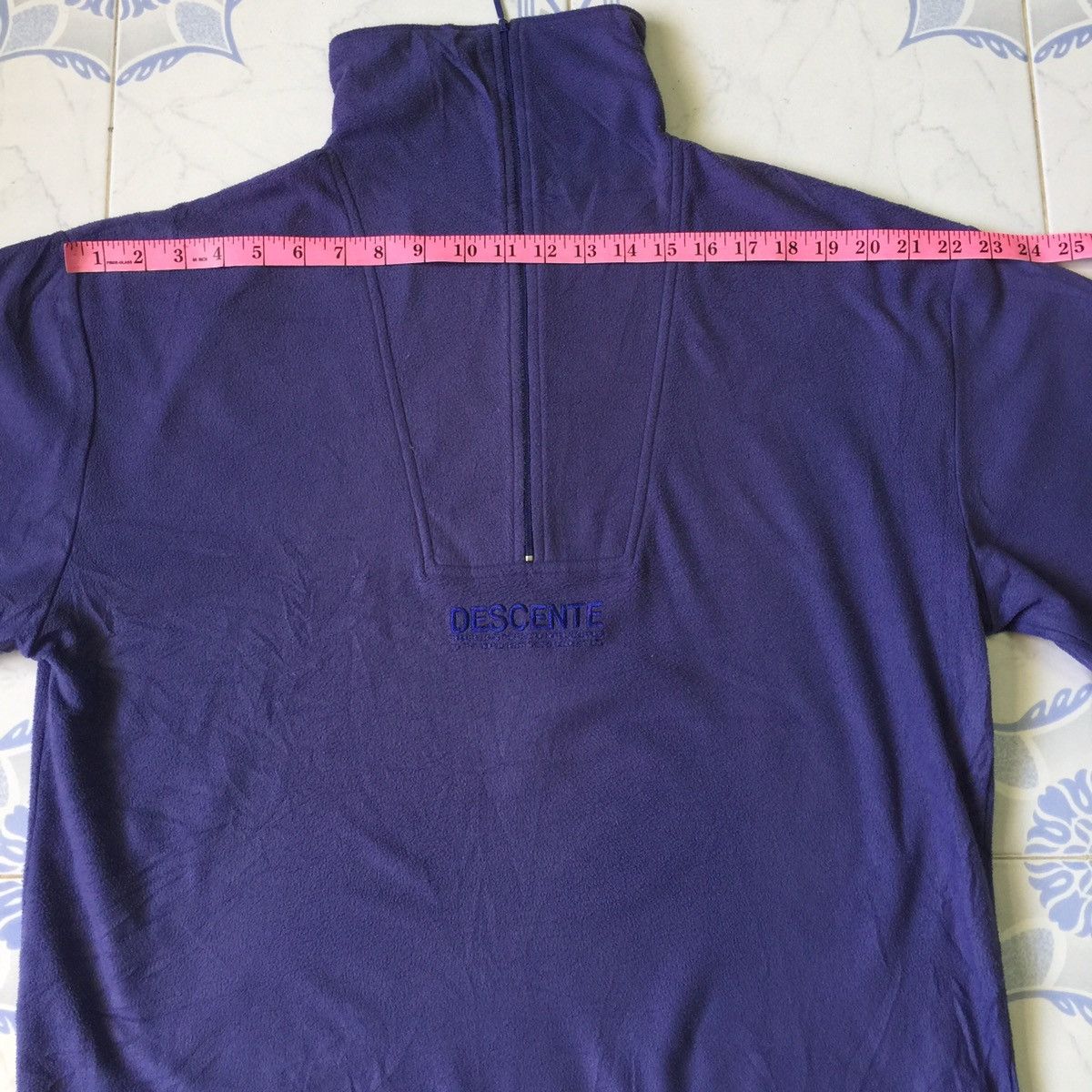 Descente Decente Sweatshirt Pullover Half Zip Nice Design Size US XL / EU 56 / 4 - 5 Thumbnail
