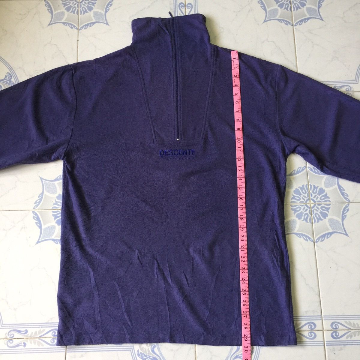 Descente Decente Sweatshirt Pullover Half Zip Nice Design Size US XL / EU 56 / 4 - 7 Thumbnail