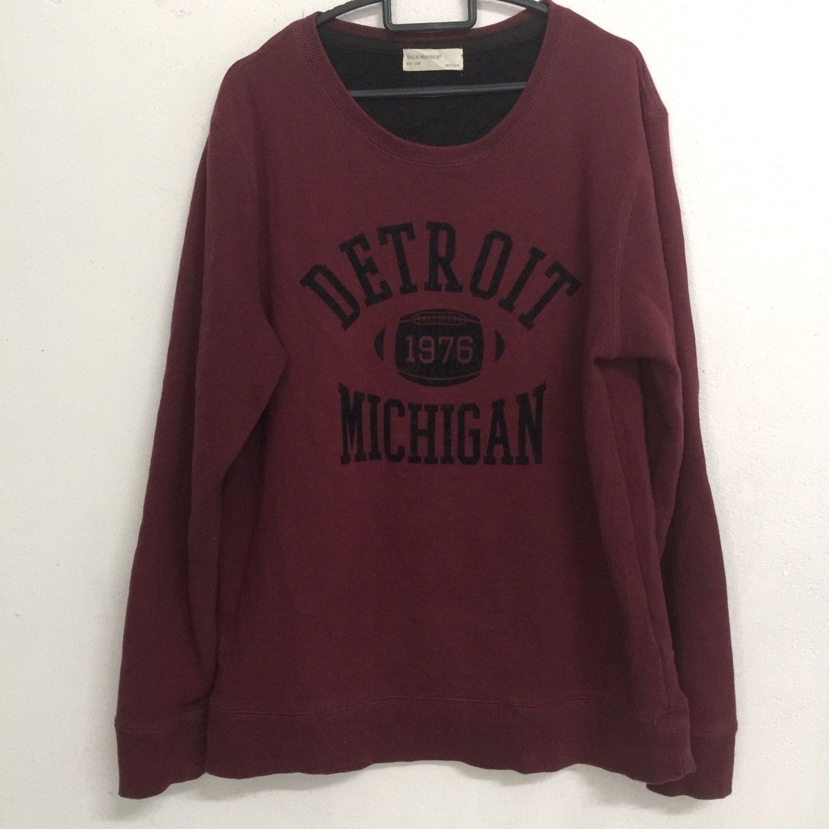 Japanese Brand BACK NUMBER Sweatshirt Michigan big logo.. Size US M / EU 48-50 / 2 - 1 Thumbnail