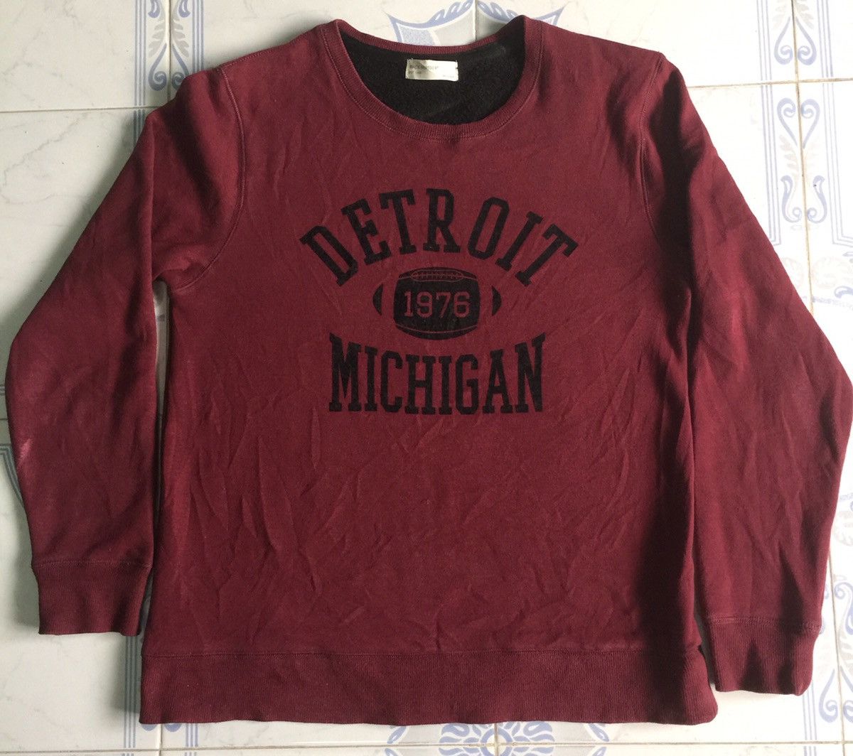 Japanese Brand BACK NUMBER Sweatshirt Michigan big logo.. Size US M / EU 48-50 / 2 - 4 Thumbnail