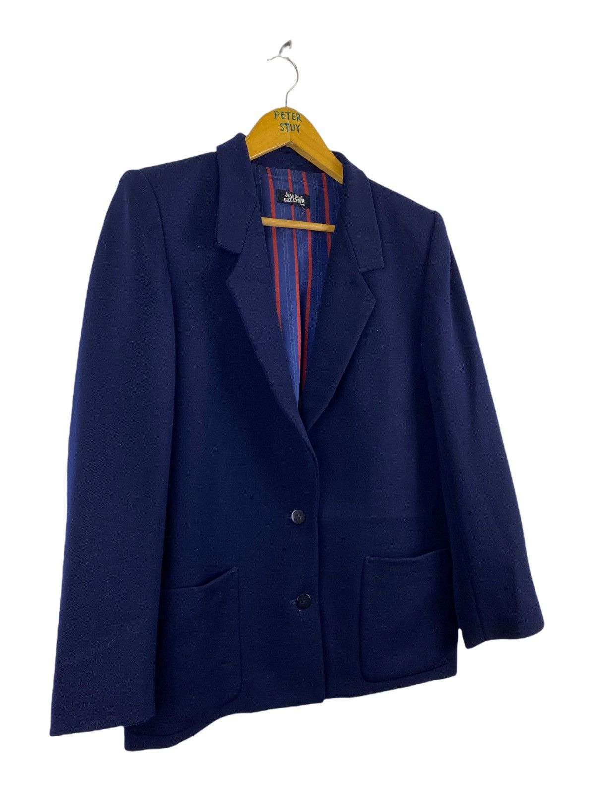 Jean Paul Gaultier JEAN PAUL GAULTIER WOOL JACKET Size US M / EU 48-50 / 2 - 2 Thumbnail