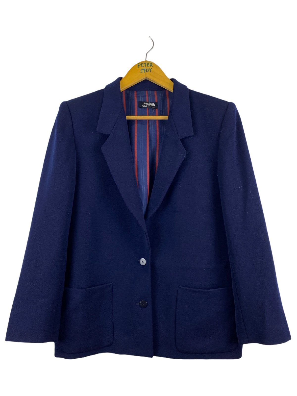 Jean Paul Gaultier JEAN PAUL GAULTIER WOOL JACKET Size US M / EU 48-50 / 2 - 1 Thumbnail