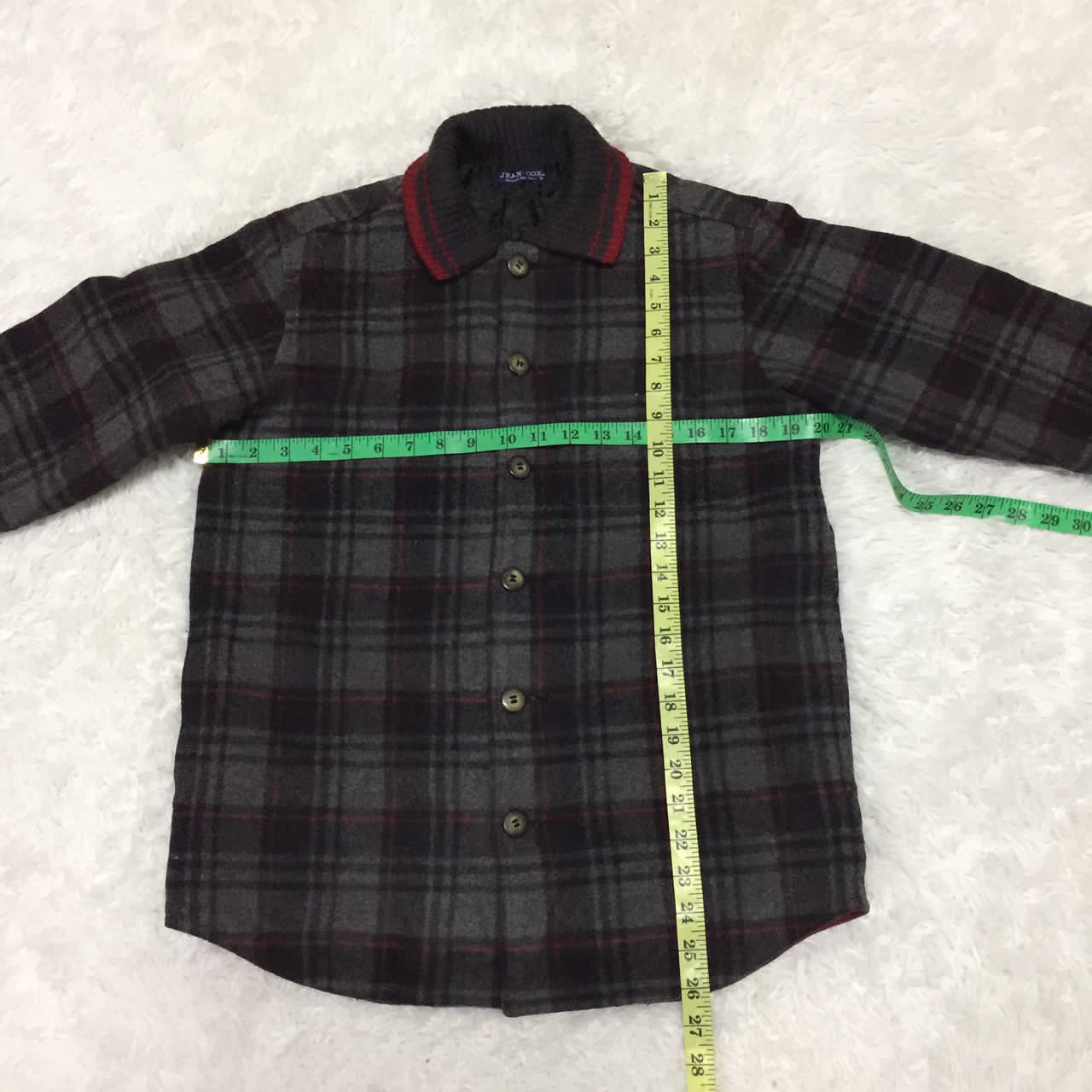 Japanese Brand Jean-Cox Checked Wool Blend Jacket Size US S / EU 44-46 / 1 - 3 Thumbnail