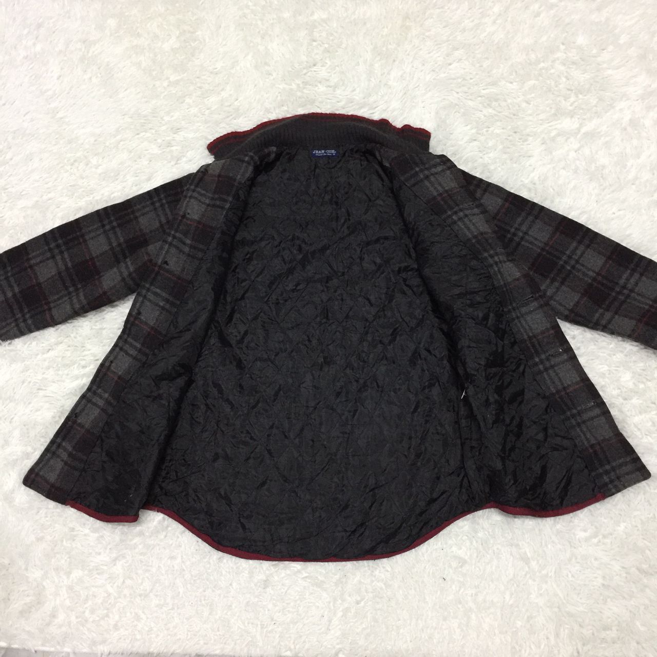 Japanese Brand Jean-Cox Checked Wool Blend Jacket Size US S / EU 44-46 / 1 - 6 Thumbnail