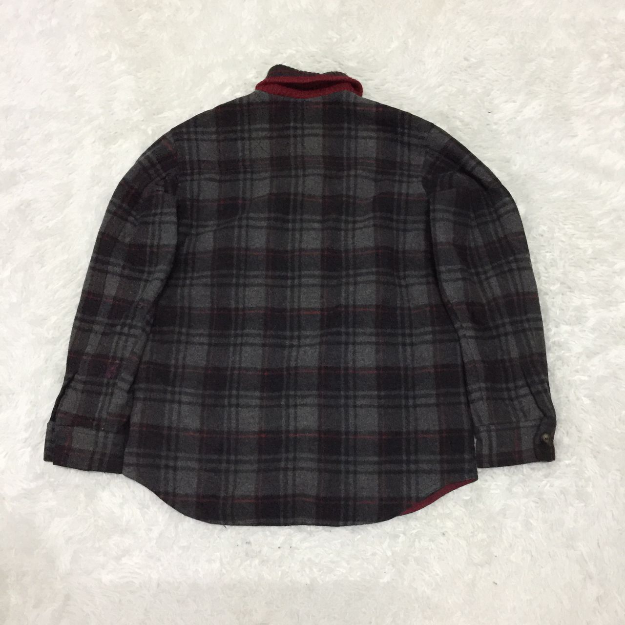 Japanese Brand Jean-Cox Checked Wool Blend Jacket Size US S / EU 44-46 / 1 - 2 Thumbnail