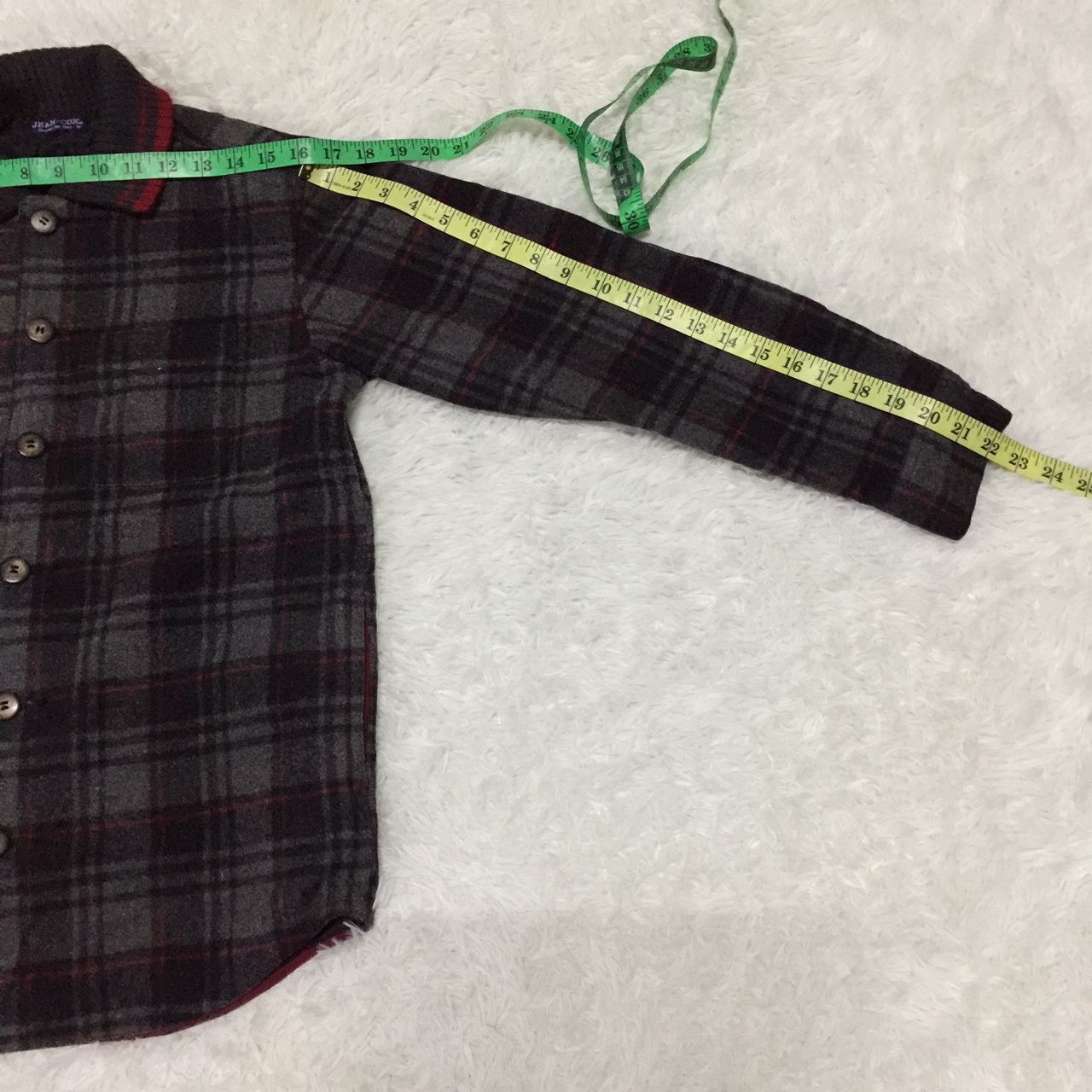 Japanese Brand Jean-Cox Checked Wool Blend Jacket Size US S / EU 44-46 / 1 - 5 Thumbnail