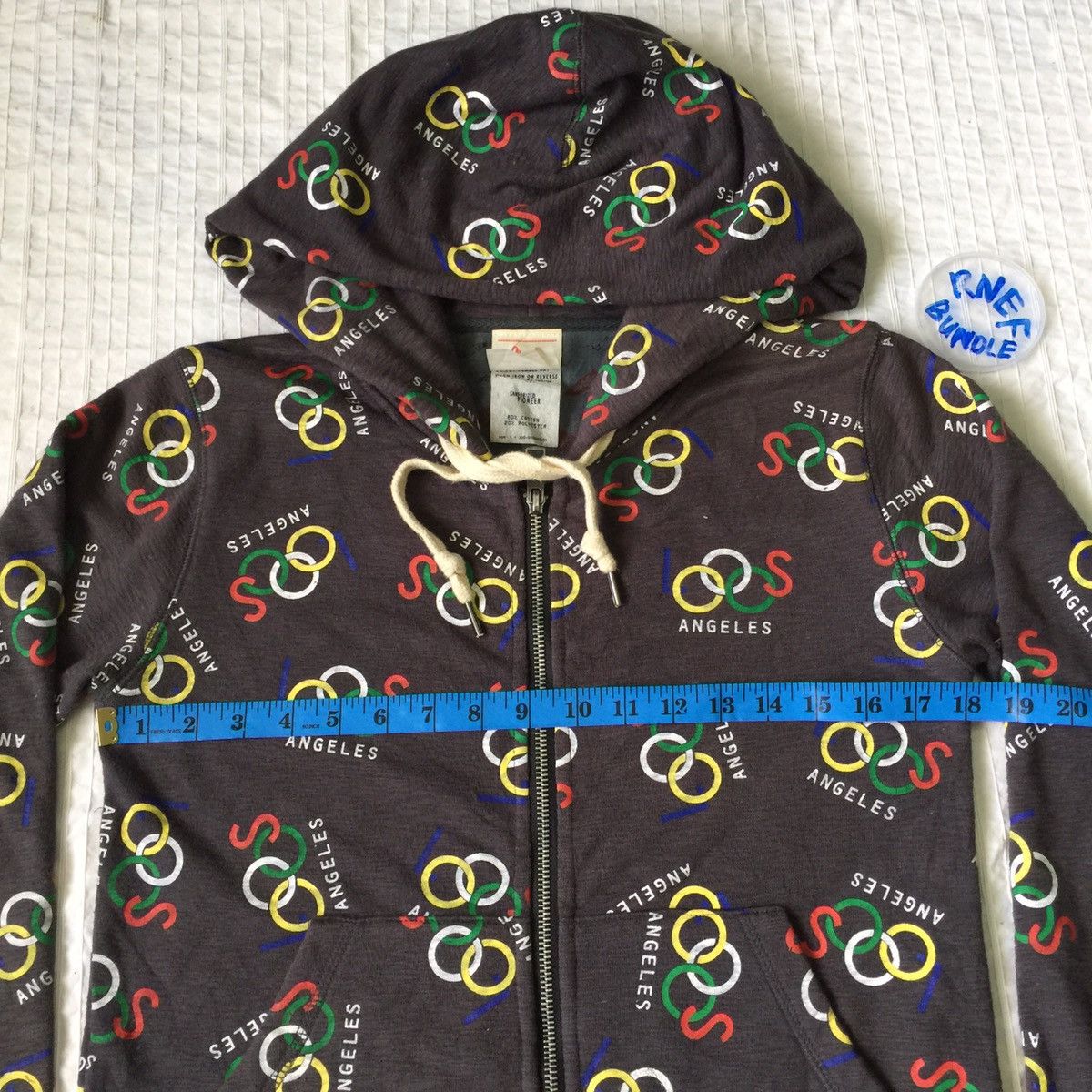 Other Lil almond Los Angeles Full Print Hoodie Sweatshirt Sweater Size US M / EU 48-50 / 2 - 16 Thumbnail