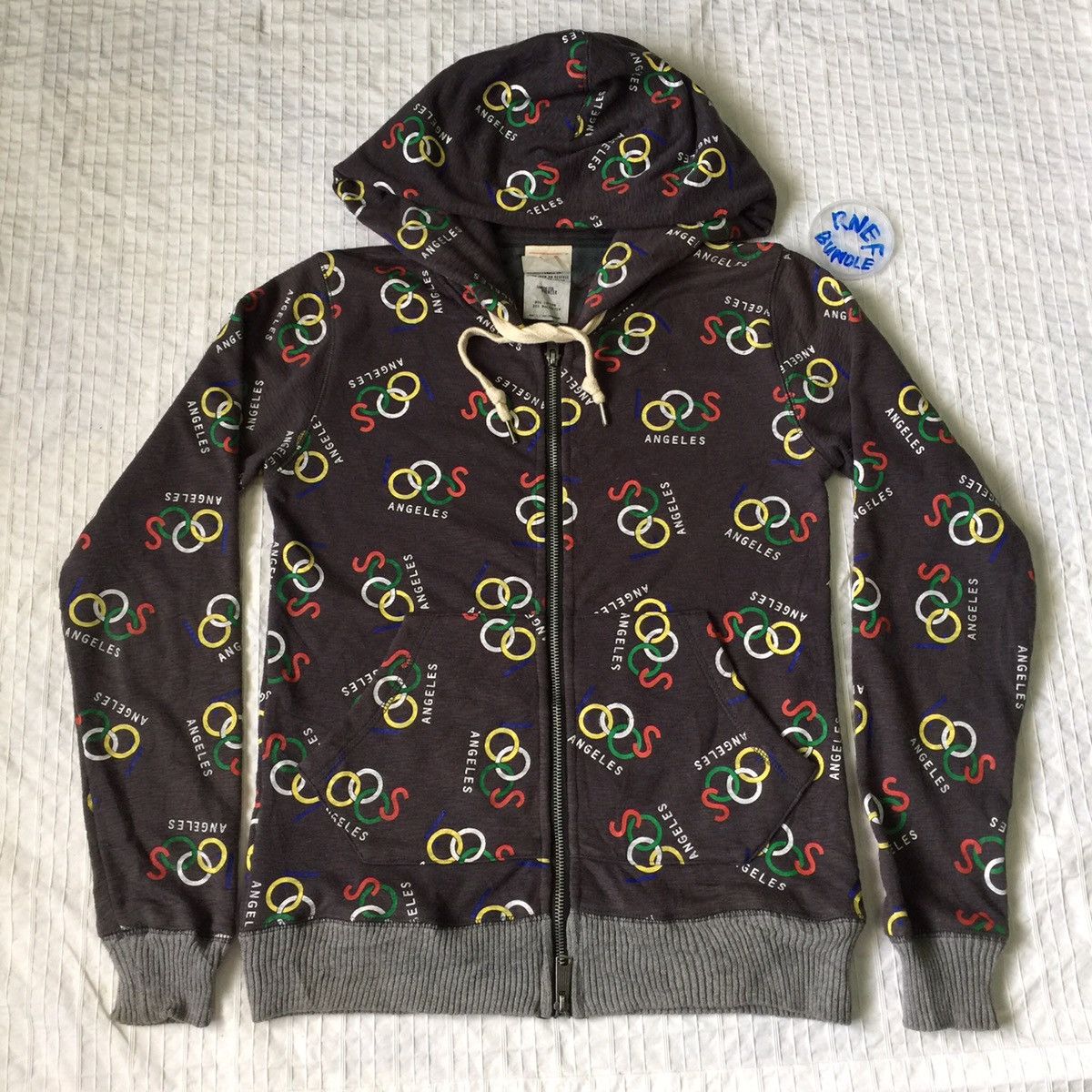 Other Lil almond Los Angeles Full Print Hoodie Sweatshirt Sweater Size US M / EU 48-50 / 2 - 1 Thumbnail
