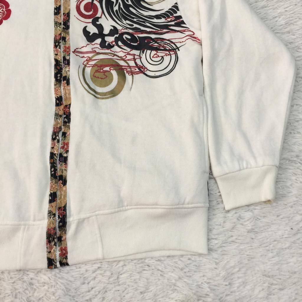 Japanese Brand Vintage Dragon Motif Design Sukajan Hoodie Sweater Jacket Size US L / EU 52-54 / 3 - 11 Thumbnail