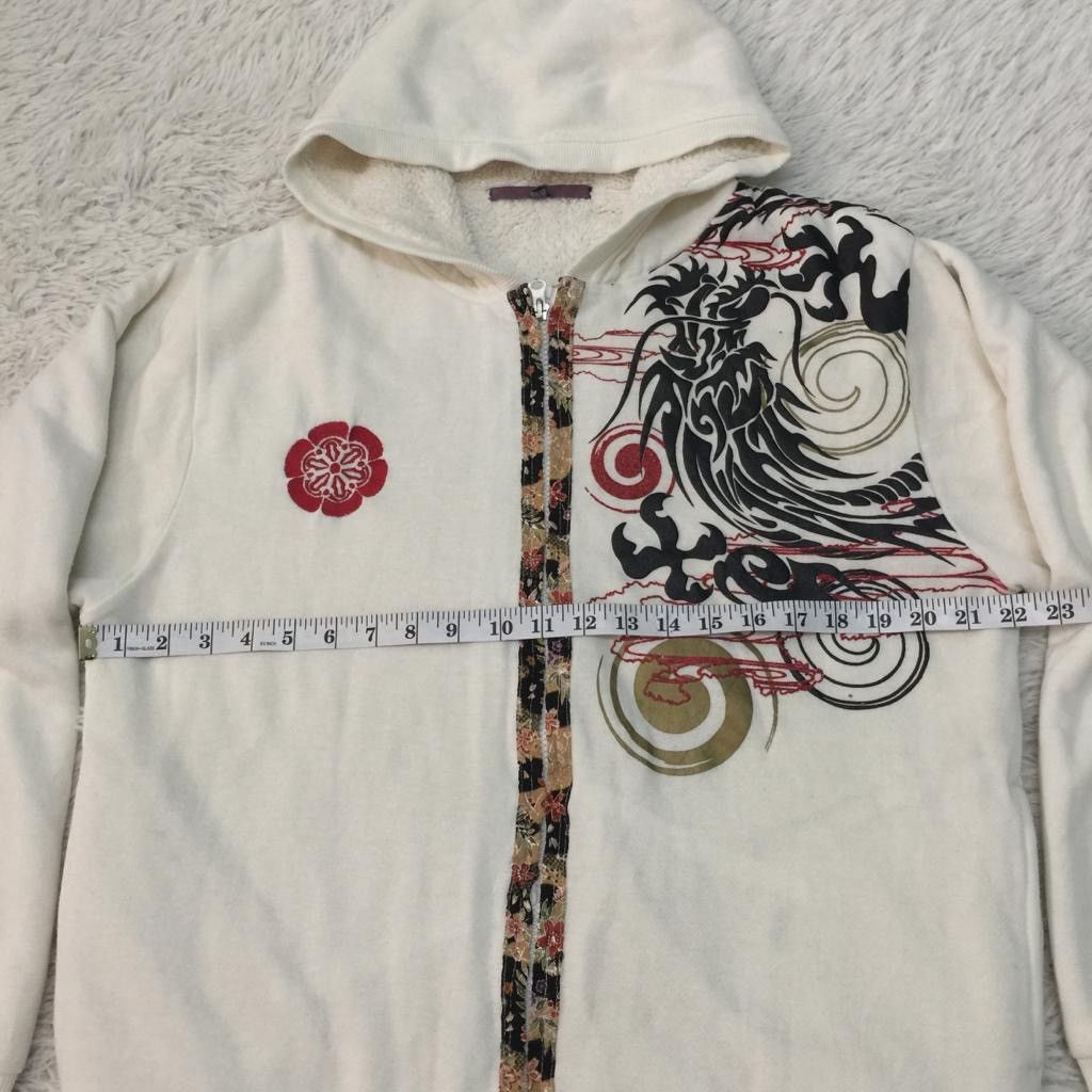 Japanese Brand Vintage Dragon Motif Design Sukajan Hoodie Sweater Jacket Size US L / EU 52-54 / 3 - 7 Thumbnail