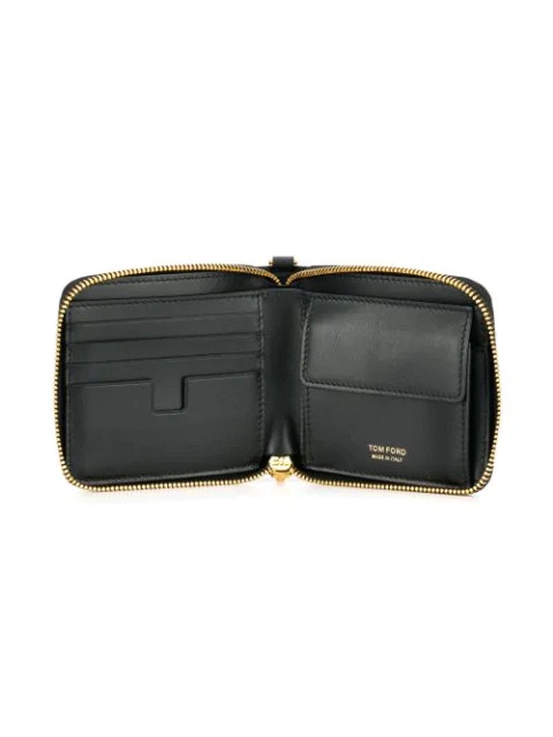 Tom Ford o1w1db10723 Leather Chain Wallet In Black Size ONE SIZE - 3 Thumbnail