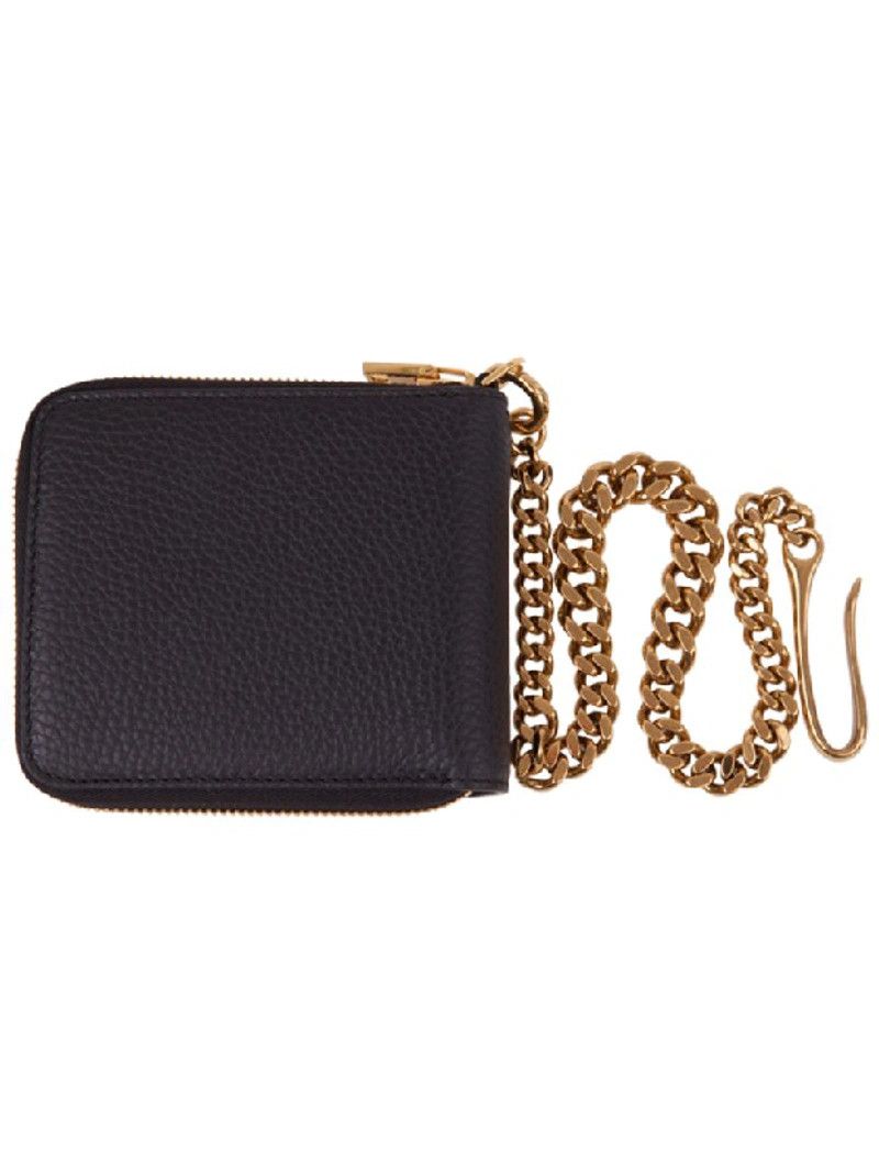 Tom Ford o1w1db10723 Leather Chain Wallet In Black Size ONE SIZE - 5 Thumbnail