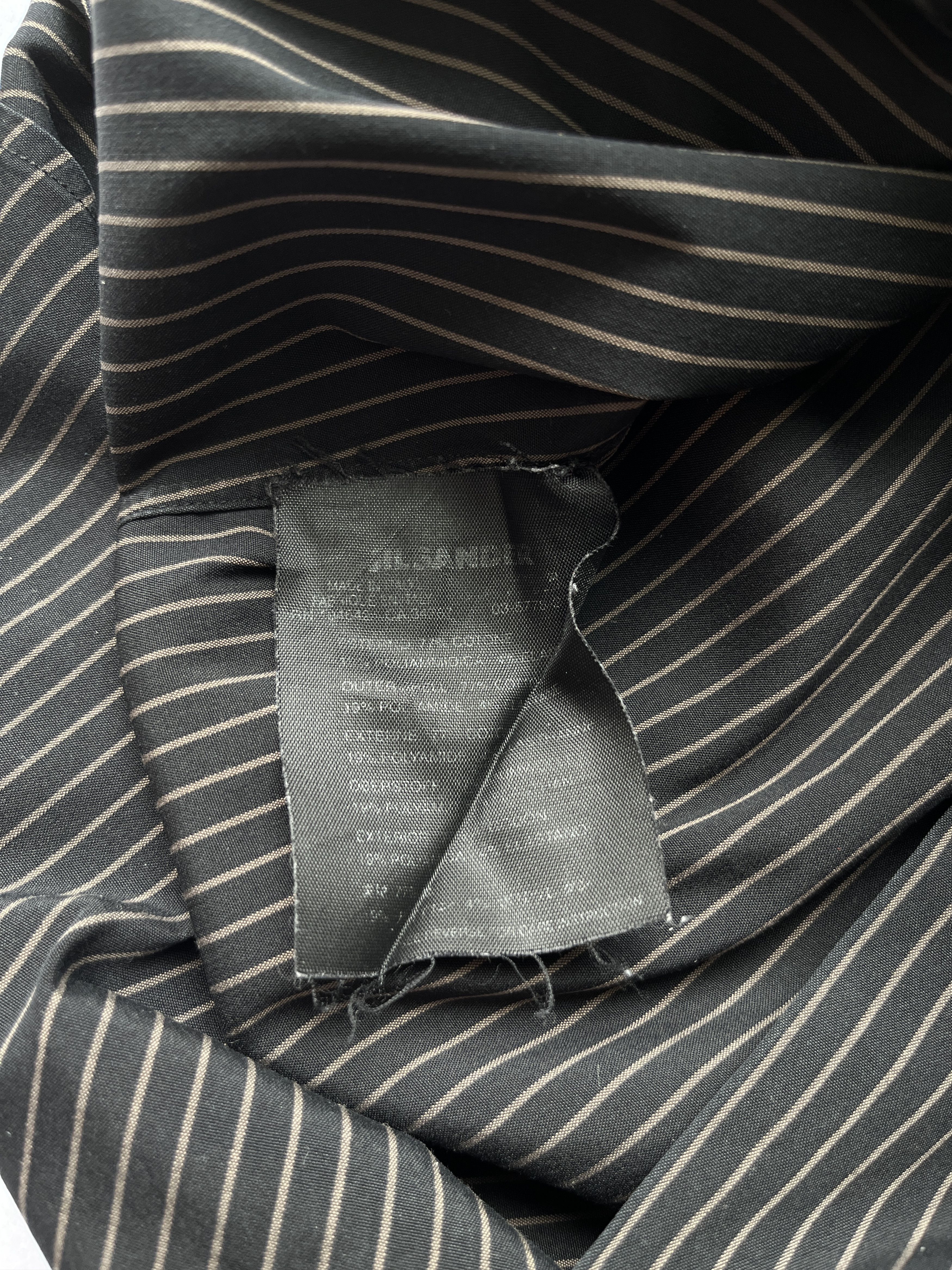 Jil Sander ⚡️QUICK SALE⚡️2000's Jil Sander Striped Button Up Shirt Size M / US 6-8 / IT 42-44 - 4 Thumbnail