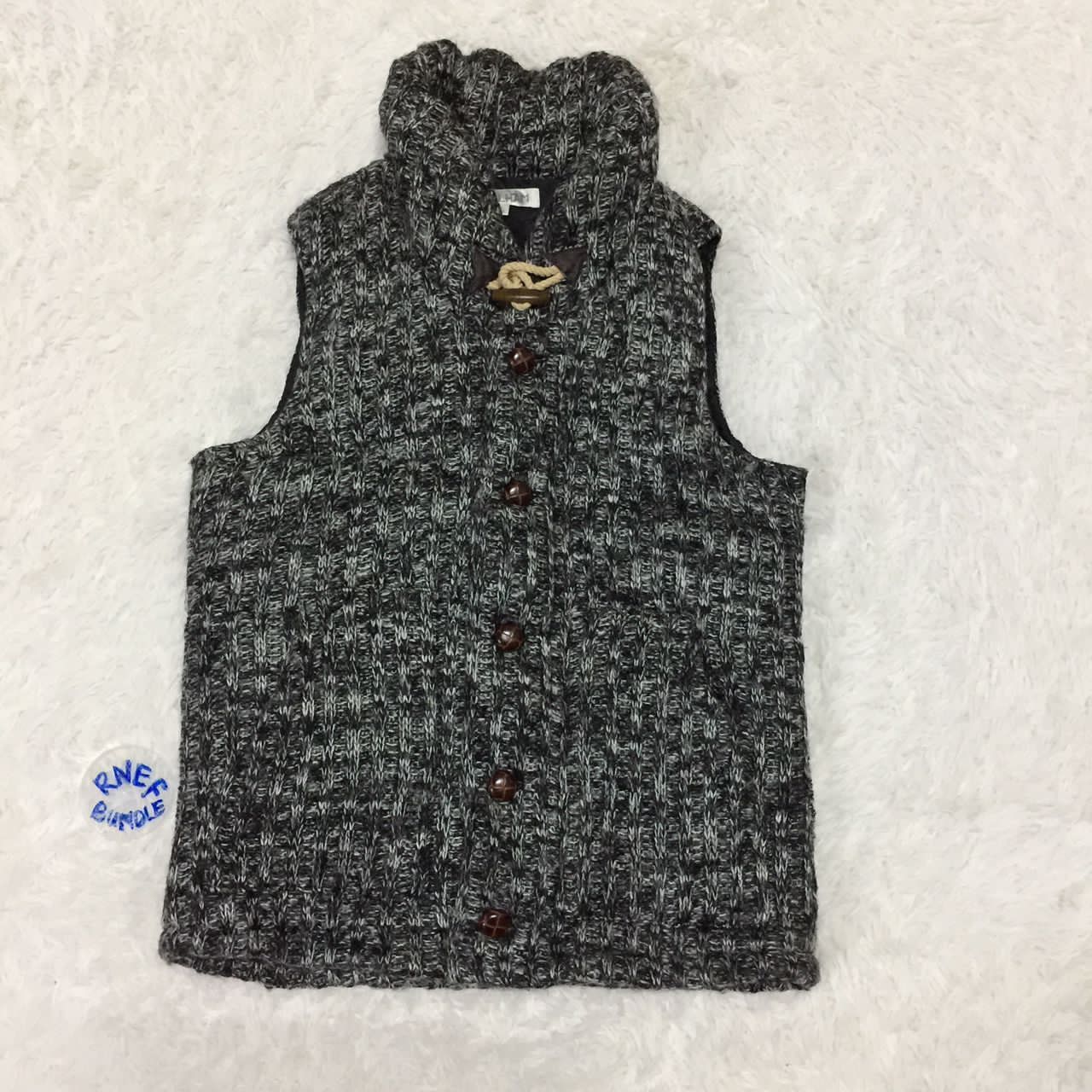 Japanese Brand Halham knit vest Size US M / EU 48-50 / 2 - 1 Thumbnail