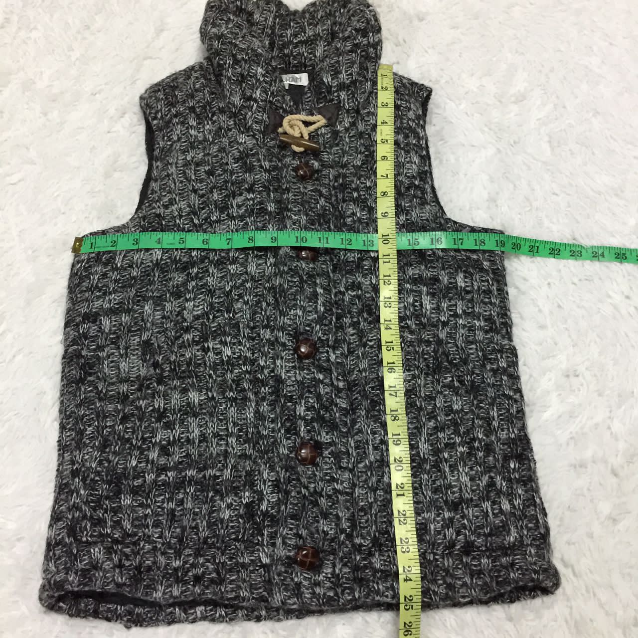 Japanese Brand Halham knit vest Size US M / EU 48-50 / 2 - 3 Thumbnail