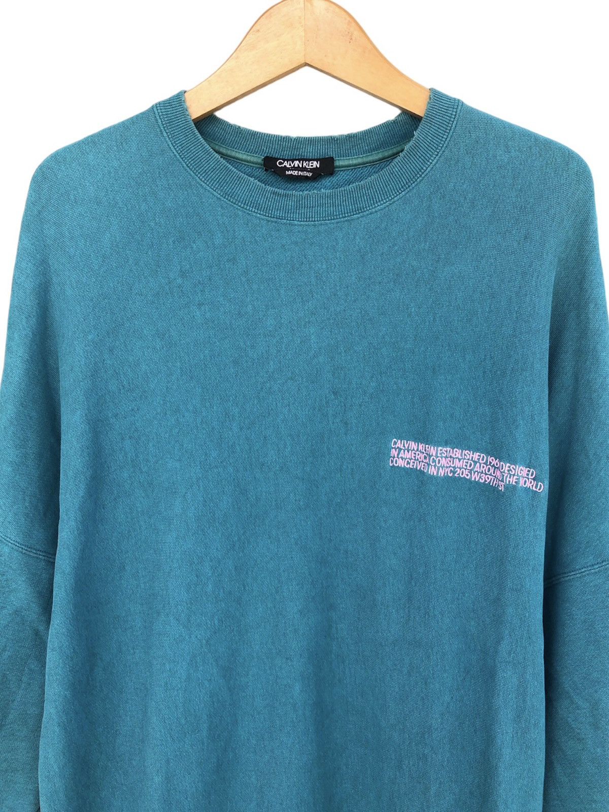 Calvin Klein 205W39NYC Calvin Klein 205w39nyc Raf Simons SS19 Sweatshirt Oversize Size US XL / EU 56 / 4 - 2 Thumbnail