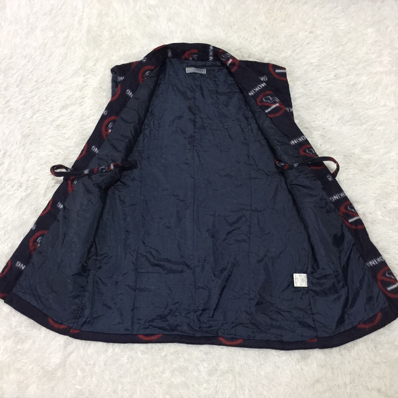Japanese Brand No smoking full print sleeveless kimono Size US M / EU 48-50 / 2 - 5 Thumbnail