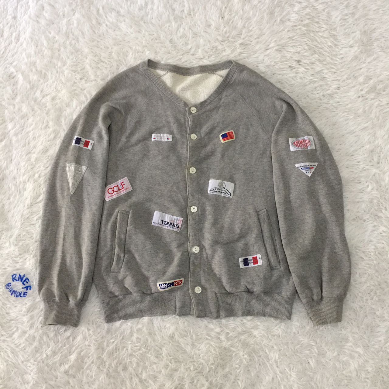 Mademoiselle Non Non Japanese Brand Mademoiselle NON NON Button Up Sweater Size US M / EU 48-50 / 2 - 1 Thumbnail