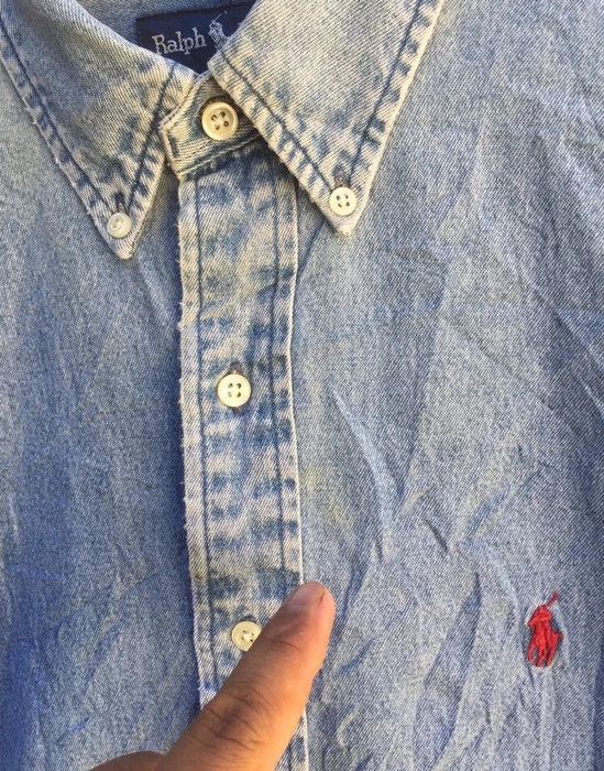 Polo Ralph Lauren RARE VINTAGE POLO RALPH LAUREN BUTTON UP DENIM Size US L / EU 52-54 / 3 - 6 Thumbnail