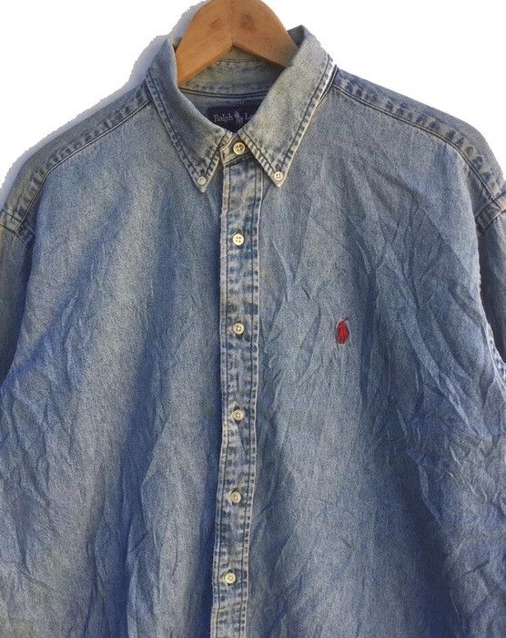 Polo Ralph Lauren RARE VINTAGE POLO RALPH LAUREN BUTTON UP DENIM Size US L / EU 52-54 / 3 - 2 Thumbnail