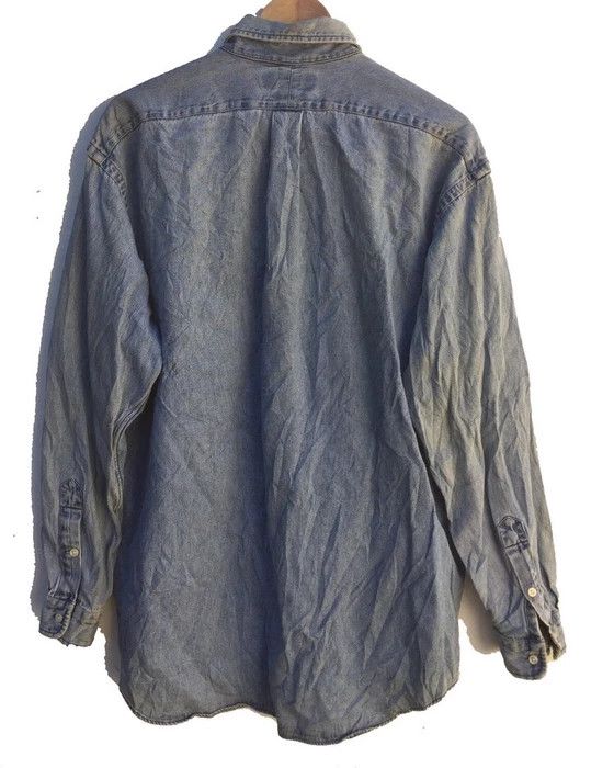 Polo Ralph Lauren RARE VINTAGE POLO RALPH LAUREN BUTTON UP DENIM Size US L / EU 52-54 / 3 - 3 Thumbnail