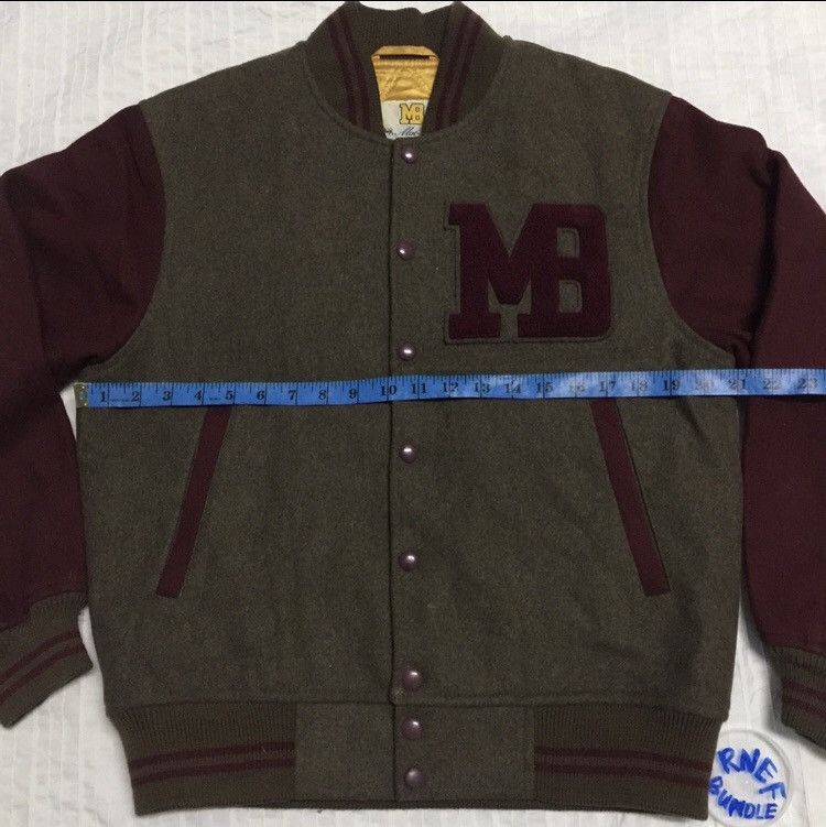 Japanese Brand Macbeth Varsity Jacket MB big logo Medium size Size US M / EU 48-50 / 2 - 13 Thumbnail