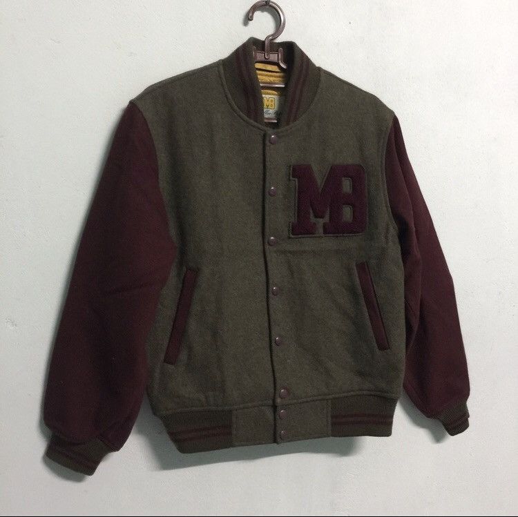Japanese Brand Macbeth Varsity Jacket MB big logo Medium size Size US M / EU 48-50 / 2 - 3 Thumbnail