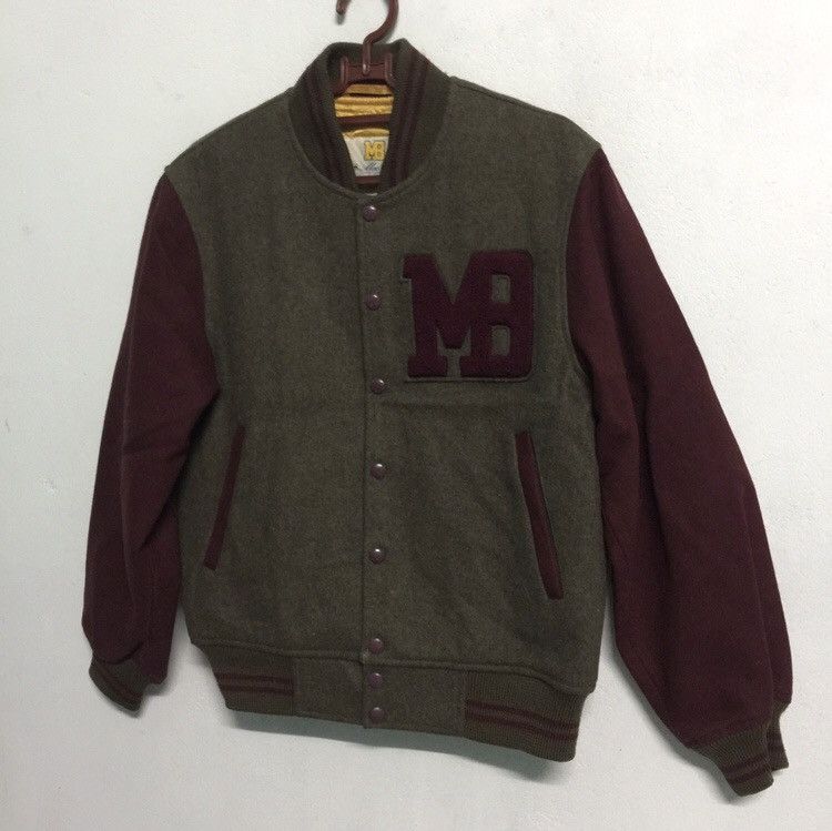 Japanese Brand Macbeth Varsity Jacket MB big logo Medium size Size US M / EU 48-50 / 2 - 4 Thumbnail