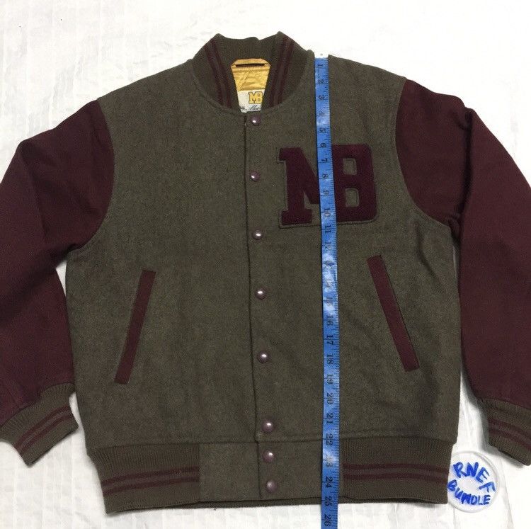 Japanese Brand Macbeth Varsity Jacket MB big logo Medium size Size US M / EU 48-50 / 2 - 14 Thumbnail