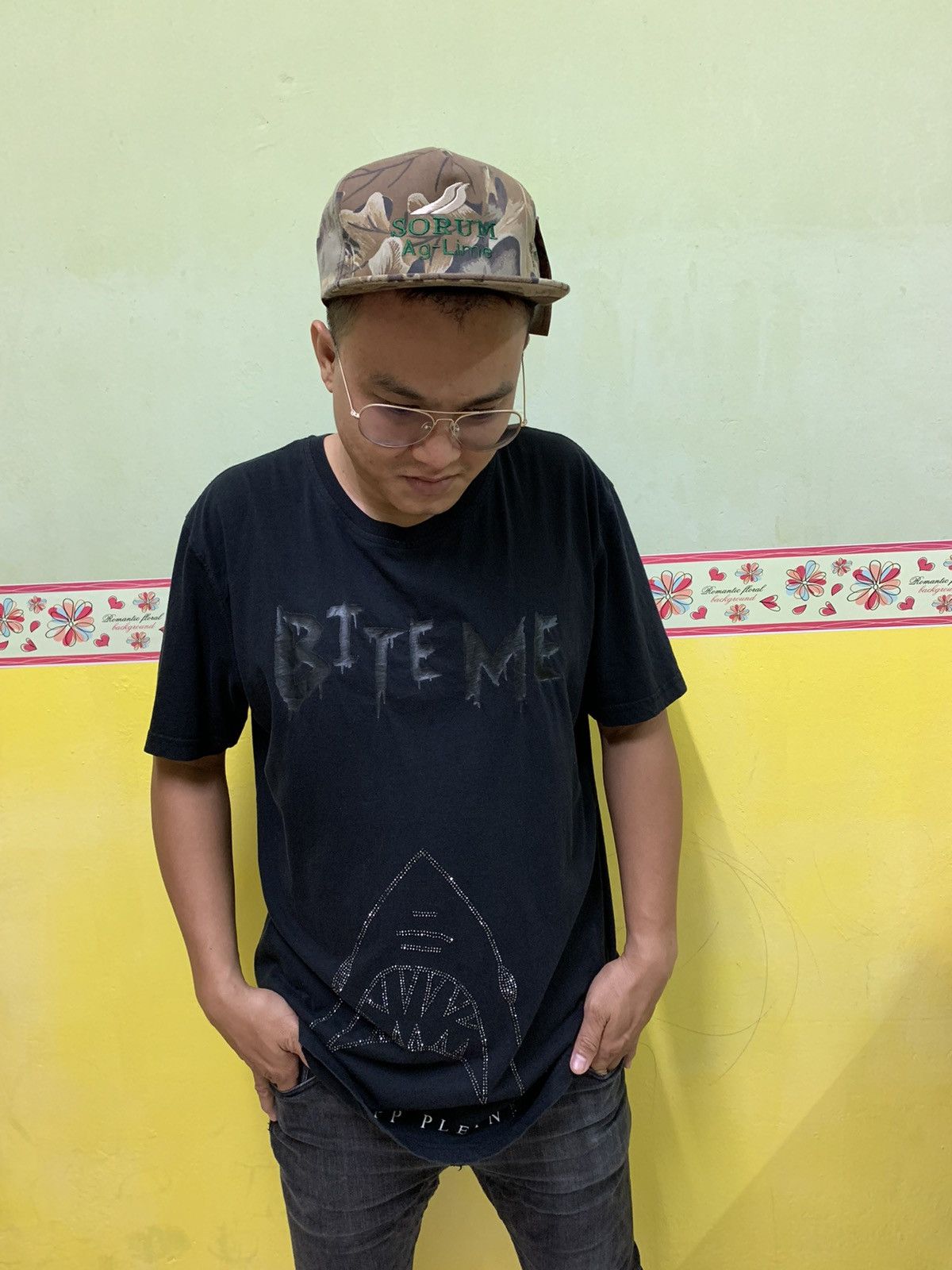 Philipp Plein Philipp Plein Limited Edition bite me jaws blink blink Size US L / EU 52-54 / 3 - 1 Thumbnail