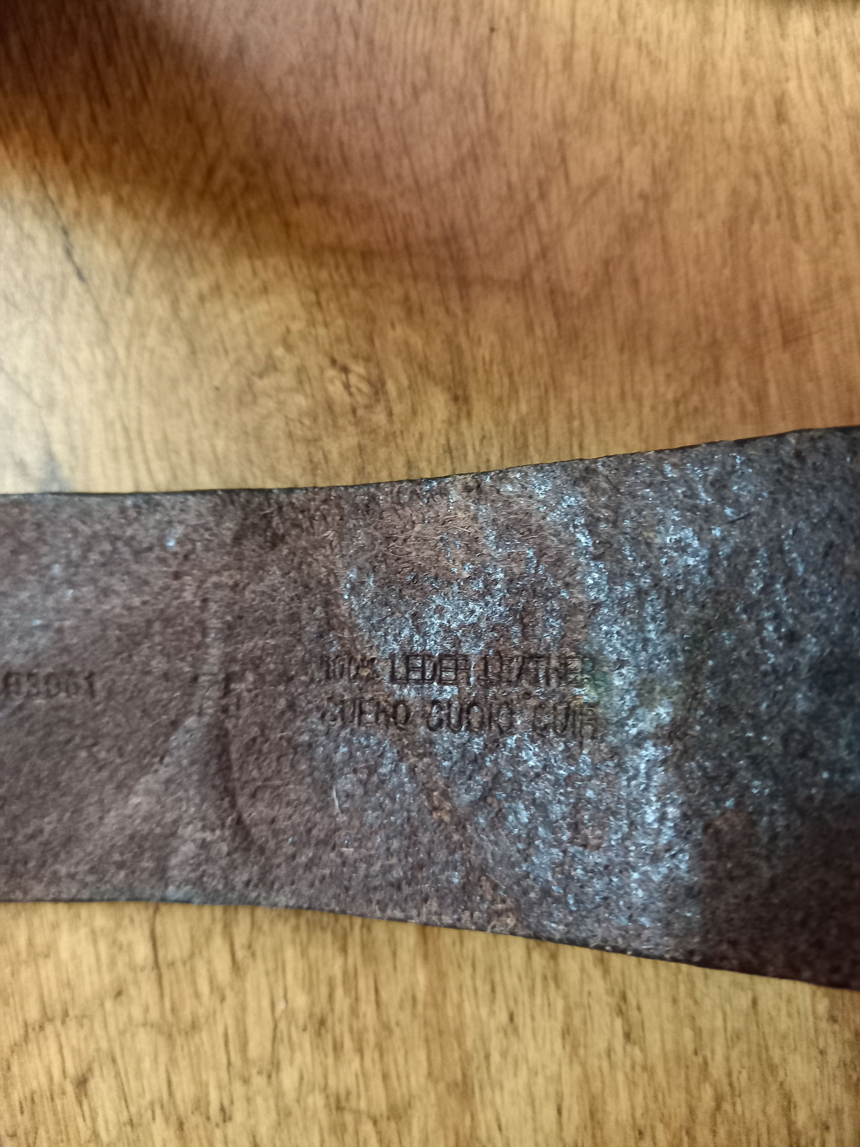 camel active Camel Active Vintage Men's Black Leather Belt Size ONE SIZE - 5 Thumbnail
